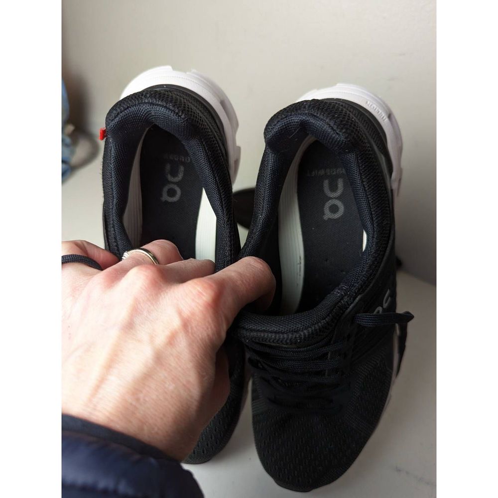 On Running Black and White Athletic Shoes - Picture 10 of 10